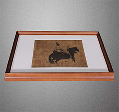 阳谷书画装裱配框服务案例